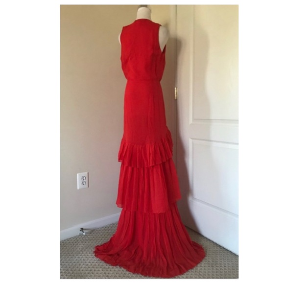 Roberto Cavalli Tiered Ruffle Gown - Picture 9 of 13